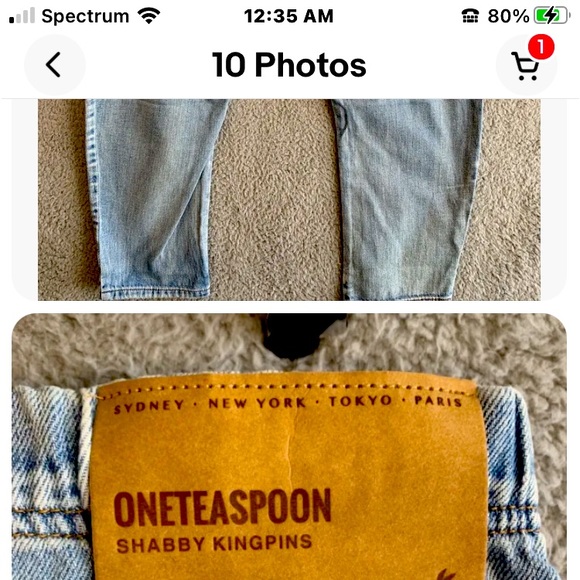 Free People, Shabby Kingpins by One Teaspoon. - Picture 4 of 9